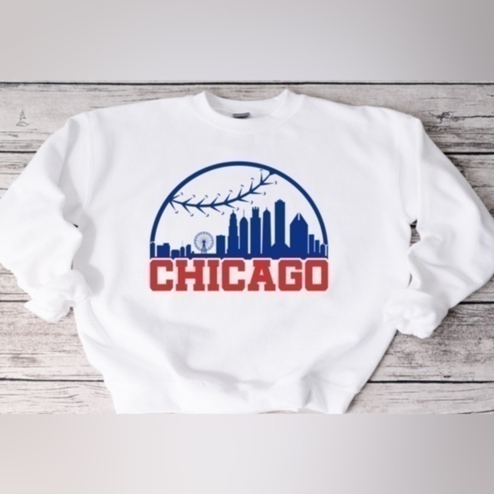 Chicago Cubs Skyline Crewneck